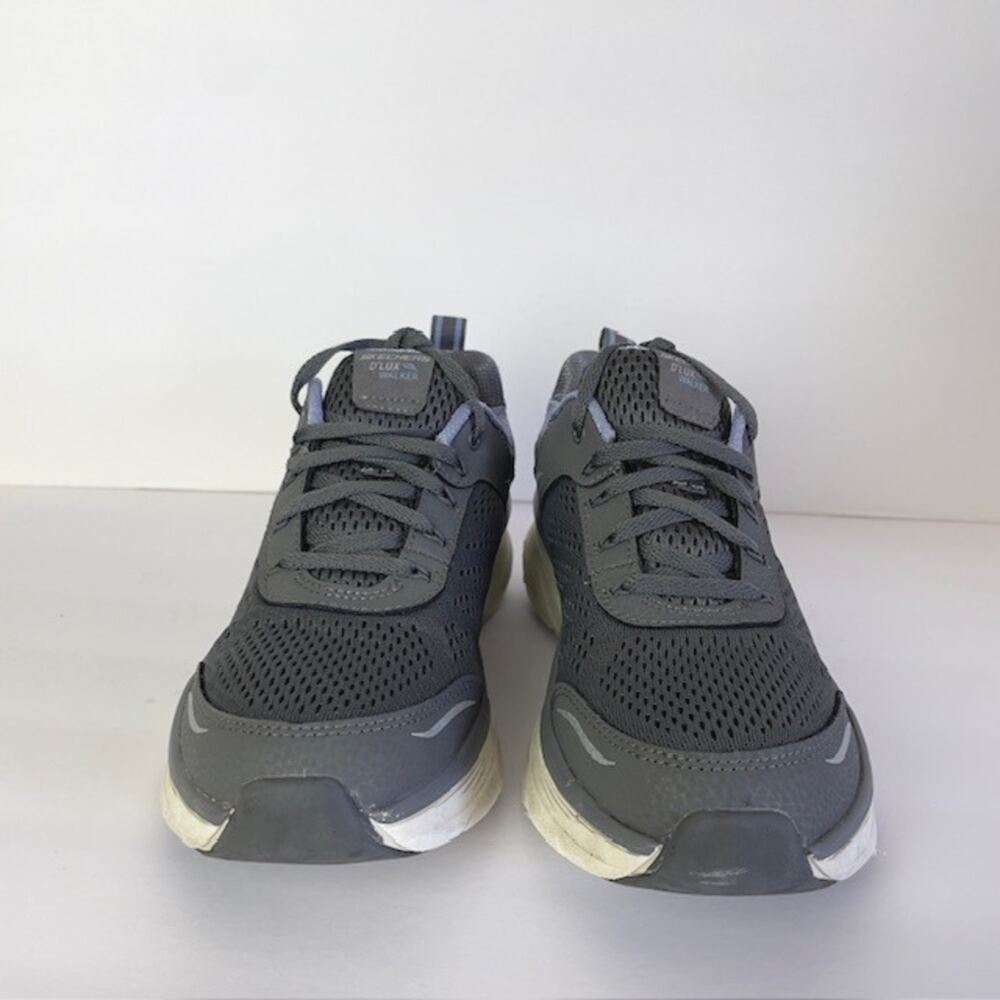 Skechers D'Lux Gray Walking Comfort Fitness Sneakers Women's Size 9